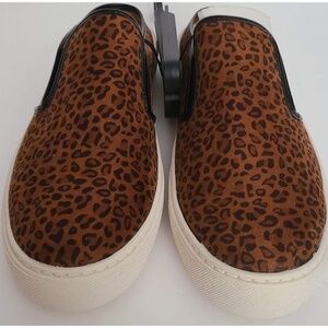 Time And Tru leopard print women casual slipper sneaker shoes size 8